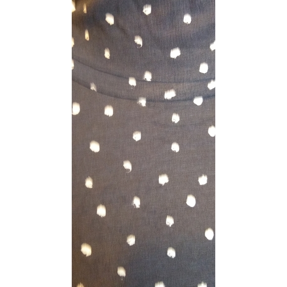 J. Crew Navy Polka Dot Turtleneck - Picture 3 of 7